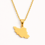 Iran Map Pendant
