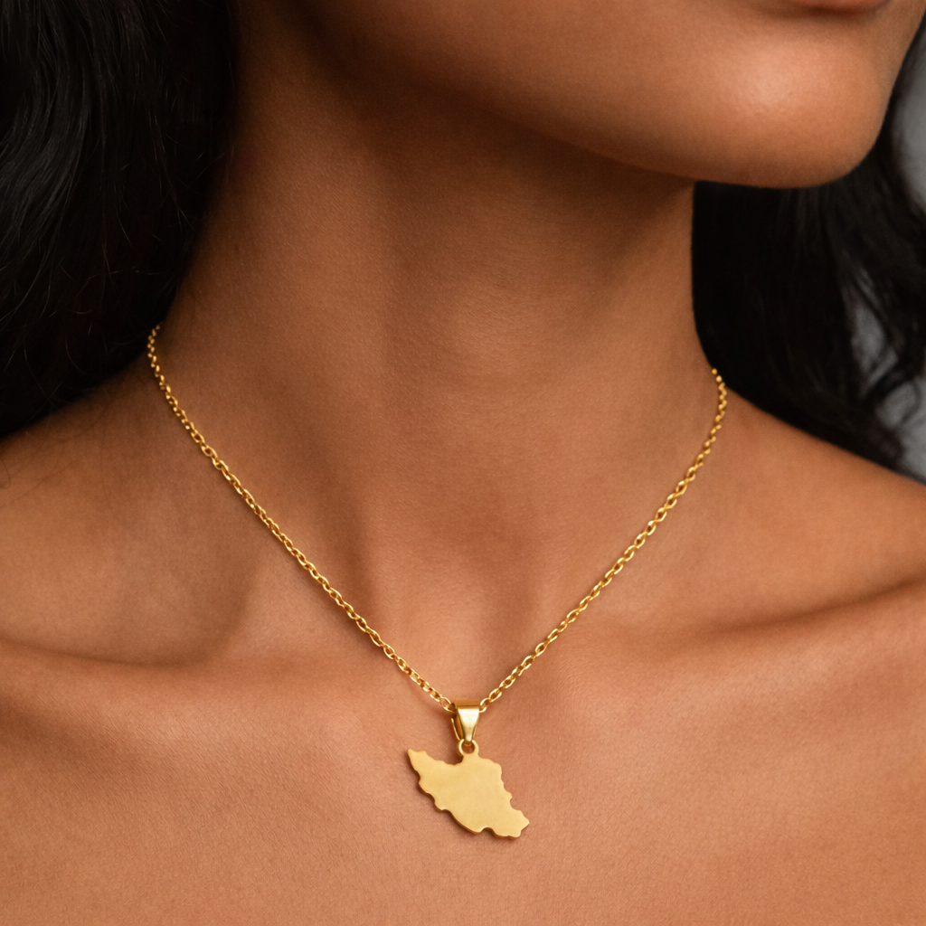 Iran Map Pendant