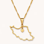 Iran in Our Hearts Pendant